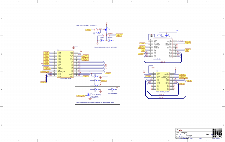 lcd display schematic
