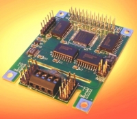 Mezzanine board for thermocouple measurements includes a 16-bit resolution A/D and cold junction compensation using either the LT1025 cold junction compensation IC or a precision thermistor.